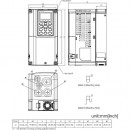 Trójfazowy falownik 5,5/4,0 kW 460VAC VFD055C43A-21 Delta Electronics